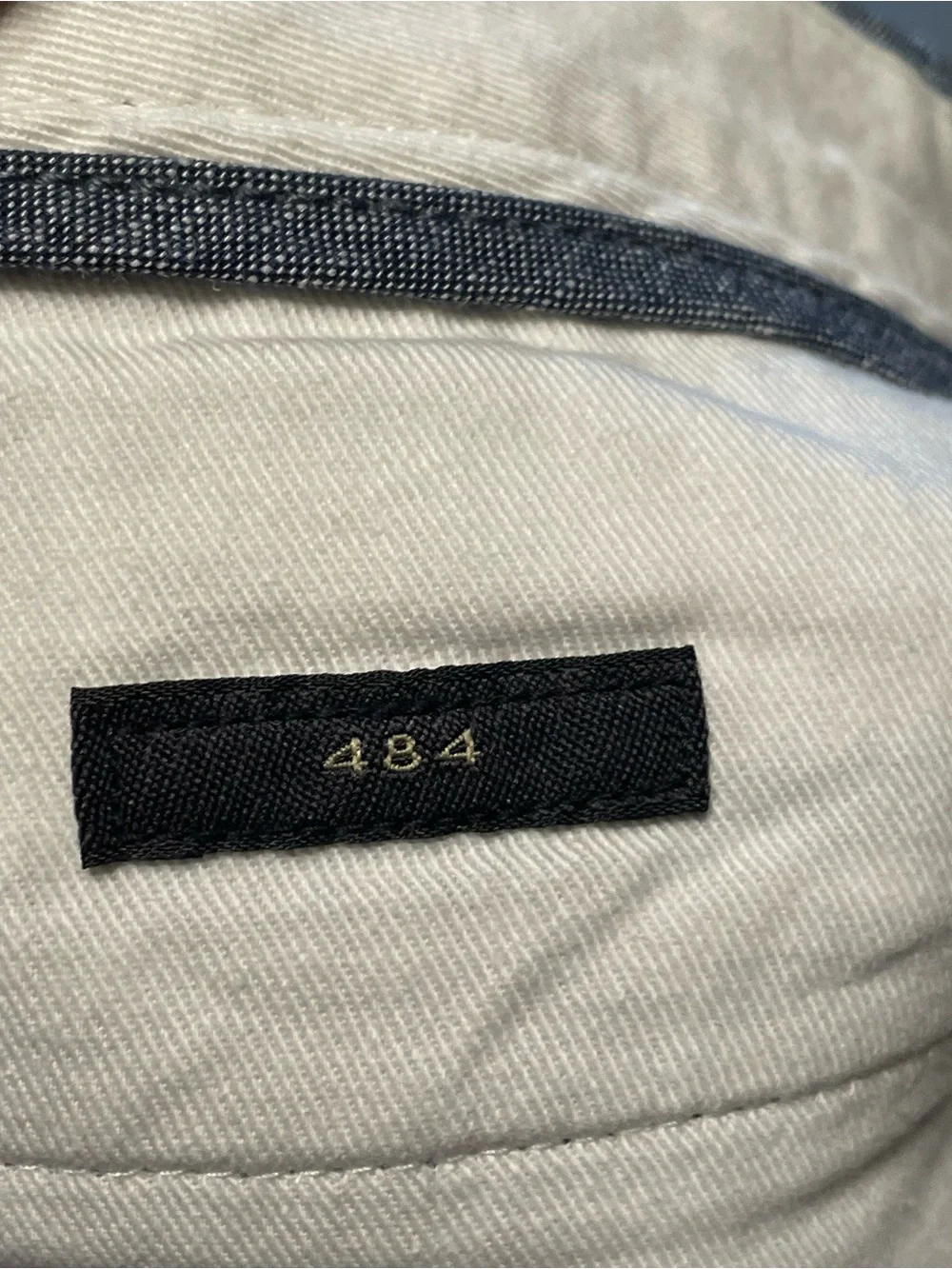 J.Crew 484 Slim-Fit Cotton-Linen Blend Chino Pants in Blue Chambray 33/32